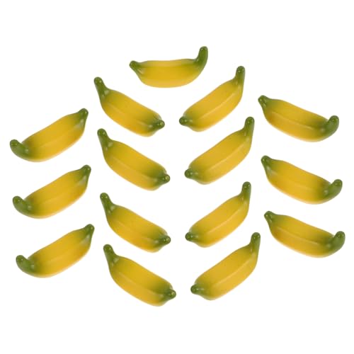 Toddmomy 15 Stück Simulierte Banane Bananenskulptur Gefälschte Weiche Äpfel Stress-affenspielzeug Obst-Stress- Bananen- -Topper Zappelwurm-Banane Mini-mischfrüchte von Toddmomy