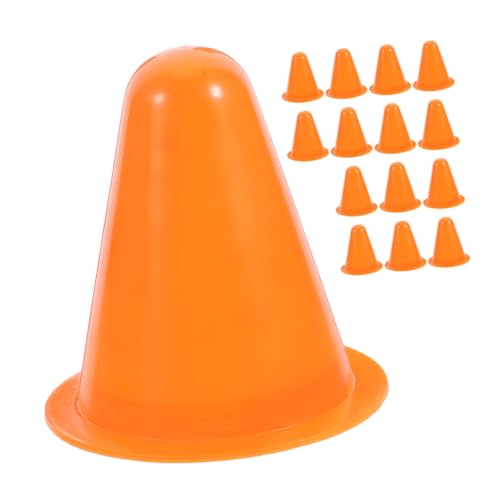 Toddmomy 15 Stück Teiliges Bunte Trainingskegel für Rollschuh Agility Leichte Verkehrshütchen Sportliche Markierungskegel für Fußball Roller Fahrrad Übungen und Hindernisparcours von Toddmomy