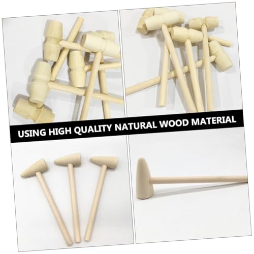 Toddmomy 15 Stück Teiliges Mini Holzhammer aus Natürlichem Geruchlosem Holz Polierte Oberfläche ohne Grate Sicher und Robust als Lernspielzeug für Jungen und Mädchen Toddmomy 15 Stück Teiliges Mini Holzhammer aus Natürlichem Geruchlosem Holz Polierte Oberfläche ohne Grate Sicher und Robust als Lernspielzeug für Jungen und Mädchen von Toddmomy
