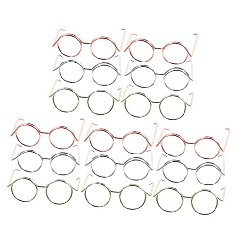 Toddmomy 15Stücke Teiliges Puppenbrillen Aus Metall Brillenrahmen Für Puppen Roségold Und Puppenbekleidungs Accessoires Kreativität Toddmomy 15Stücke Teiliges Puppenbrillen Aus Metall Brillenrahmen Für Puppen Roségold Und Puppenbekleidungs Accessoires Kreativität von Toddmomy