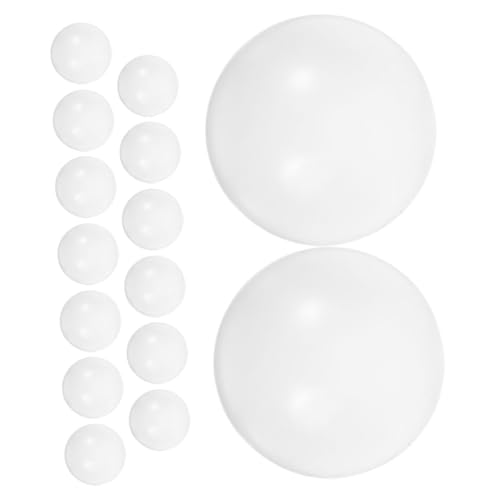 Toddmomy 15pcs Mini Tischfußballkugeln 32 Mm Weiße Glatte Oberfläche Für Foosball -tischzubehör Schreibtisch Ball Game Accessoires Tischfußball von Toddmomy