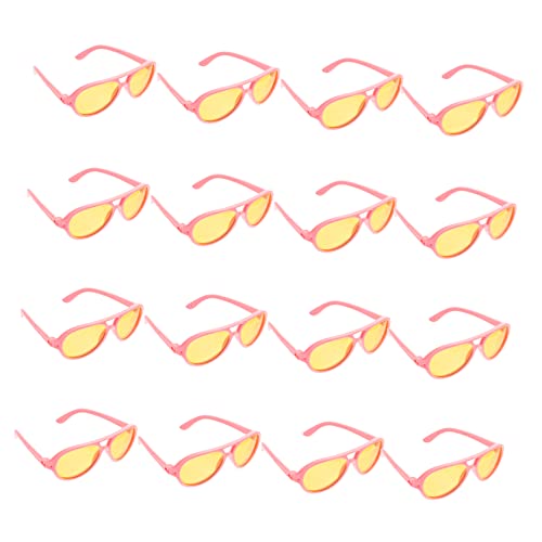 Toddmomy 16 Stück Entzückende Mini-sonnenbrille Kleinkinder Puppe Winzig Szene Miniatur Trendy Auffällige Brillenrequisiten Brille Kinderzubehör Plastik von Toddmomy