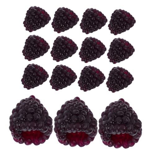Toddmomy 16 Stück Künstliche Himbeeren Teiliges Realistische Deko Modell für Zuhause Fotorequisite und Schaufensterdekoration Lebensechte Rote Beeren für Tisch und Eventgestaltung von Toddmomy