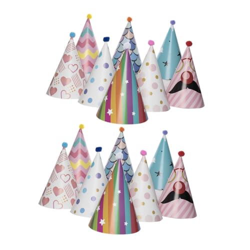 Toddmomy 16 Stück Teiliges Set Kindergeburtstag Partyhüte Bunte Krone für Shower Deko Lustige Hüte für Kinderfeiern und Kostüm Accessoires Geeignet für Geburtstagsfeiern und Festliche Toddmomy 16 Stück Teiliges Set Kindergeburtstag Partyhüte Bunte Krone für Shower Deko Lustige Hüte für Kinderfeiern und Kostüm Accessoires Geeignet für Geburtstagsfeiern und Festliche von Toddmomy