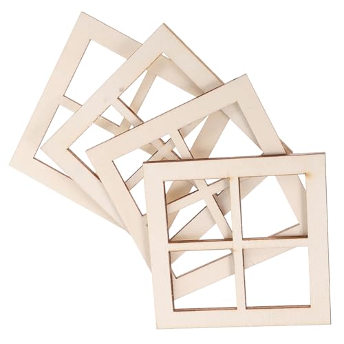 Toddmomy 16Stücke Mini Holzfenster Teiliges Für Puppenhaus Dekoration Ungefärbte Fenster Für Rollenspiele Für Landschaften Und Puppenhaus Zubehör Toddmomy 16Stücke Mini Holzfenster Teiliges Für Puppenhaus Dekoration Ungefärbte Fenster Für Rollenspiele Für Landschaften Und Puppenhaus Zubehör von Toddmomy