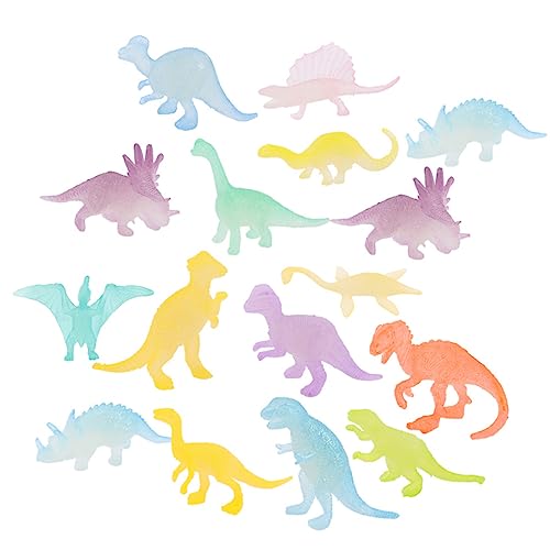 Toddmomy 16Stücke Teiliges Leuchtender Dinosaurier Spielzeuge Nachtleuchtende Dinosaurier Modelle Für Party Mitgebsel Frühen Entwicklung von Toddmomy