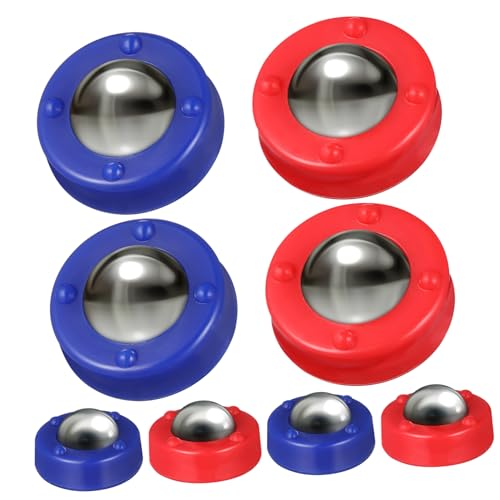 Toddmomy 16Stücke Teiliges Shuffleboard Tischfußball Mit Blauen Und Roten Roll Pucks Für Interaktive Partys Und Spaß Am Aus Robustem Und Gefertigt von Toddmomy