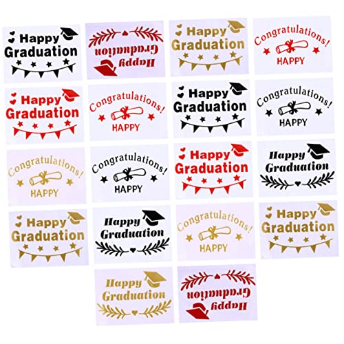 Toddmomy 18 Blatt Graduation Balloon Sticker Dekorative Aufkleber für Abschlussfeiern Aufkleber für Luftballons Gemischte Designs für Festlichkeiten und Partys Toddmomy 18 Blatt Graduation Balloon Sticker Dekorative Aufkleber für Abschlussfeiern Aufkleber für Luftballons Gemischte Designs für Festlichkeiten und Partys von Toddmomy