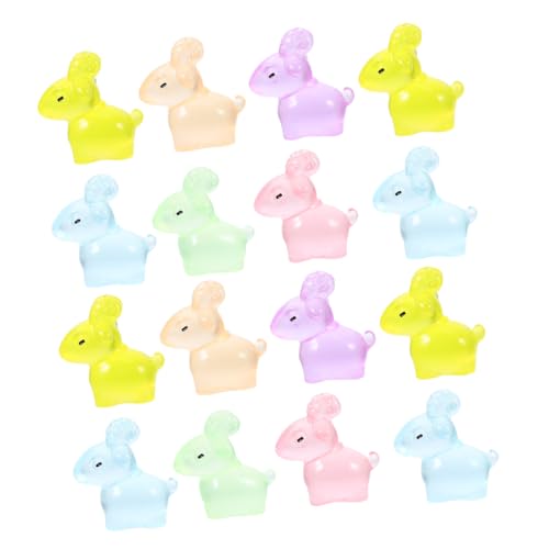 Toddmomy 18 Stück Kleine Ziegenpuppe Lustige Tischdeko Schreibtischaccessoires Farbige Tierfiguren Geschenkideen Ziegen Deko für Kinderzimmer Miniziege Dekorationszubehör Miniaturziege Harz von Toddmomy