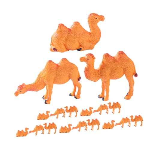 Toddmomy 18 Stück Teiliges Mini Kamel Figuren Realistische Plastik deko für Mikro landschaften Kreative Wüsten Szene DIY Accessoires Vielseitige Kleine Tierfiguren für Basteln und von Toddmomy