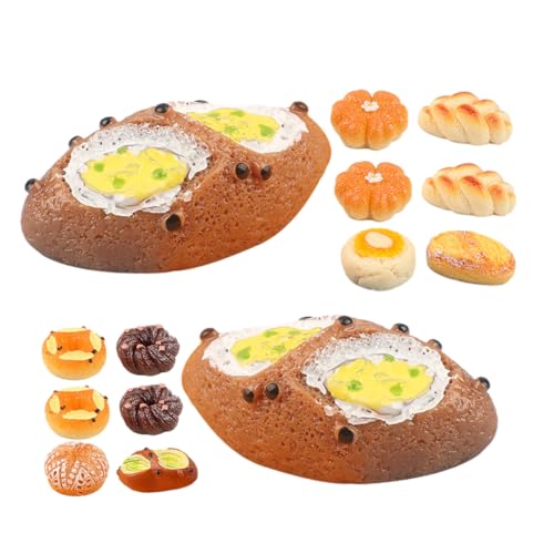 Toddmomy 18Stücke Simulationsbrot aus Harz Künstliche Brotfiguren für Puppenhaus und Dekoration Realistisches Küchenzubehör für Sammler Toddmomy 18Stücke Simulationsbrot aus Harz Künstliche Brotfiguren für Puppenhaus und Dekoration Realistisches Küchenzubehör für Sammler von Toddmomy