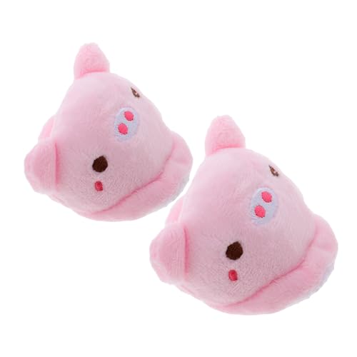 Toddmomy 1Paar Puppenschuhe für Puppen Niedliche Schweine Plüsch Hausschuhe Winterliches Zubehör für Puppen und Sammlung Langlebig von Toddmomy