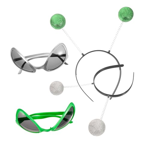 Toddmomy 1Satz Stirnband und Sonnenbrille Lustiges Kostümzubehör für Partys Festivals und Feiertage Robustes Material Einzigartiges Design Toddmomy 1Satz Stirnband und Sonnenbrille Lustiges Kostümzubehör für Partys Festivals und Feiertage Robustes Material Einzigartiges Design von Toddmomy