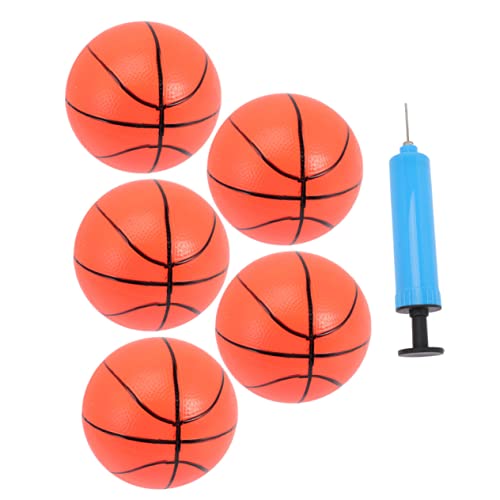Toddmomy 1Satz Aufblasbare Basketballs Mini Sportbälle Für Teilig Bälle À Pumpe Indoor Und Outdoor Spaß Hochwertiges Elastisches Für Jungen von Toddmomy