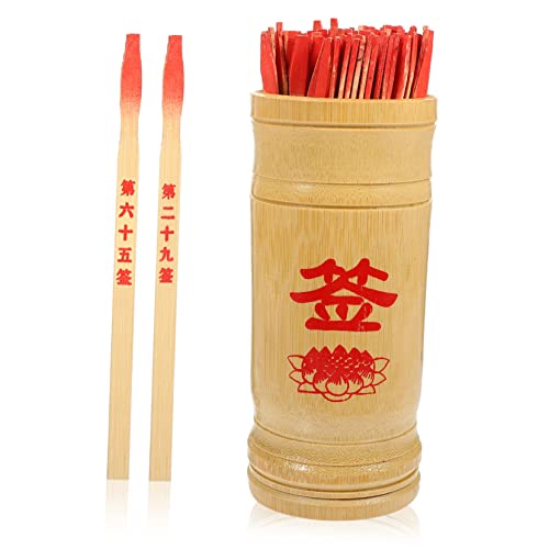 Toddmomy 1Satz Bambus Glücksschläge mit Eimer Traditionelles Chinesisches Wahrsage Spielset für Fortune Telling Kompakt und Tragbar für Geselligkeit und Spirituelle Praktiken Toddmomy 1Satz Bambus Glücksschläge mit Eimer Traditionelles Chinesisches Wahrsage Spielset für Fortune Telling Kompakt und Tragbar für Geselligkeit und Spirituelle Praktiken von Toddmomy