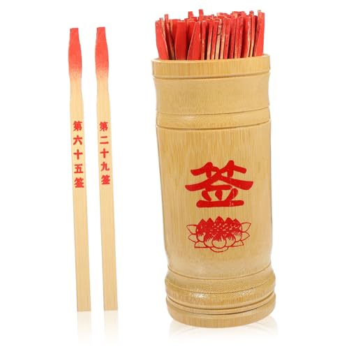 Toddmomy 1Satz Bambus Wahrsagesticks im Eimer Traditionelles Chinesisches für Wahrsagerei und Feng Shui für Vermögensvorhersage Toddmomy 1Satz Bambus Wahrsagesticks im Eimer Traditionelles Chinesisches für Wahrsagerei und Feng Shui für Vermögensvorhersage von Toddmomy