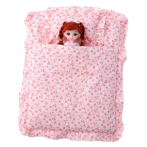 Toddmomy 1Satz Bettwäsche für Puppenhaus Niedliches Erdbeer Design Weicher Dekoratives Schlafzimmer Zubehör für Puppen und Miniaturszenen Toddmomy 1Satz Bettwäsche für Puppenhaus Niedliches Erdbeer Design Weicher Dekoratives Schlafzimmer Zubehör für Puppen und Miniaturszenen von Toddmomy