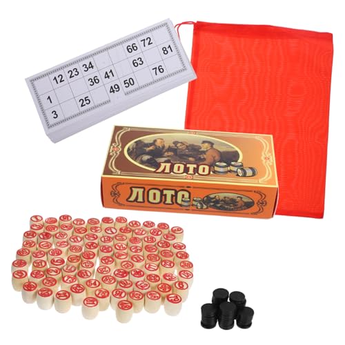 Toddmomy 1Satz Bingo Spielset mit Doppelseitigen Zahlenkarten für Erwachsene Fördert Konzentration Logisches und Praktische Fähigkeiten Hochwertige Langlebige Toddmomy 1Satz Bingo Spielset mit Doppelseitigen Zahlenkarten für Erwachsene Fördert Konzentration Logisches und Praktische Fähigkeiten Hochwertige Langlebige von Toddmomy