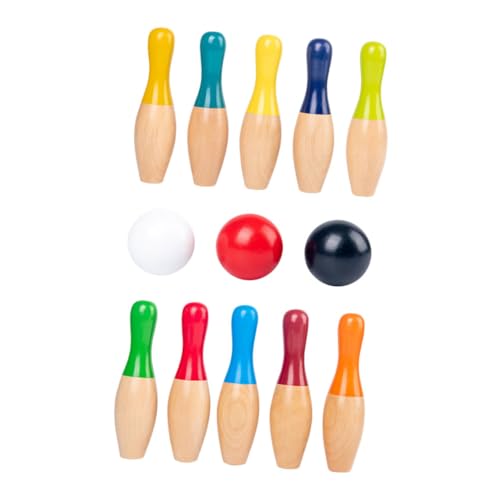 Toddmomy 1Satz Bowling Spielset Für Kugeln Pädagogisches Hand Augen Koordination Indoor Und Outdoor von Toddmomy