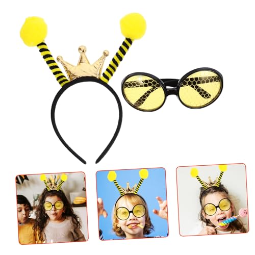 Toddmomy 1Satz Cartoon Bienen Stirnband Und Sonnenbrille Set Witziges Kostümzubehör Für Bienen Themenpartys Karneval Cosplay Geburtstage Teiliges Set Gelben Gläsern Toddmomy 1Satz Cartoon Bienen Stirnband Und Sonnenbrille Set Witziges Kostümzubehör Für Bienen Themenpartys Karneval Cosplay Geburtstage Teiliges Set Gelben Gläsern von Toddmomy