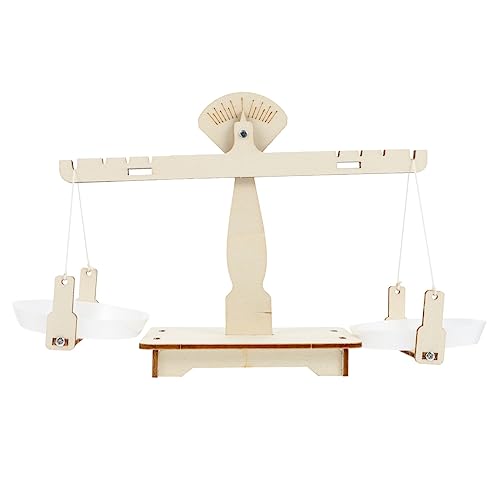 Toddmomy 1Satz DIY Balance Scale Modell für Holz Lernspielzeug Mathefähigkeiten und Kreativität für Stem Projekte und Wissenschaftsunterricht Ab Jahren von Toddmomy