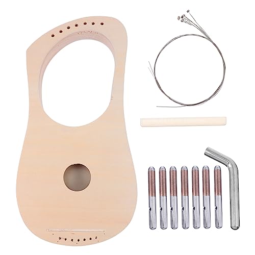 Toddmomy 1Satz DIY Kinderharfe Bausatz aus Handgefertigtes Lyra Instrument für Kreatives Musikinstrument der Manuellen Fähigkeiten und Musikalischen Bildung von Toddmomy