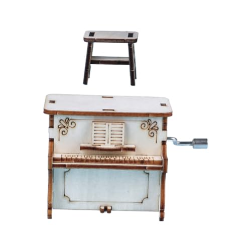 Toddmomy 1Satz DIY Klavier Musikbox für Handgefertigtes Modellspielzeug mit Design und Hochwertigem Kreatives Zusammenbauen für Gemütliche Toddmomy 1Satz DIY Klavier Musikbox für Handgefertigtes Modellspielzeug mit Design und Hochwertigem Kreatives Zusammenbauen für Gemütliche von Toddmomy