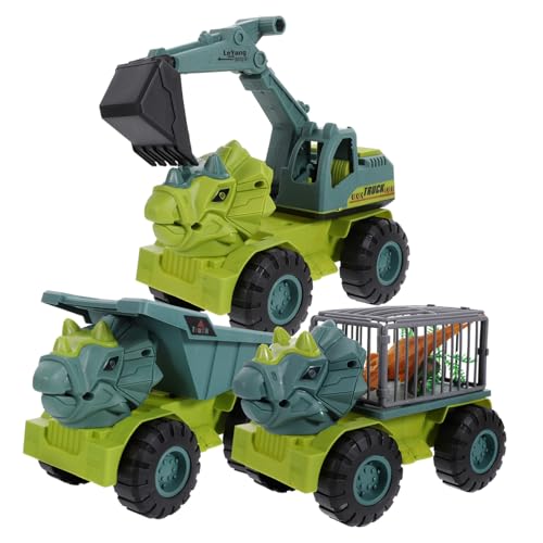 Toddmomy 1Satz Dino Baufahrzeug Spielzeugset Für Interaktives Auto Mit Zufälligen Dinosaurier Farben Gastgeschenke Für Jungen Für Jahren von Toddmomy