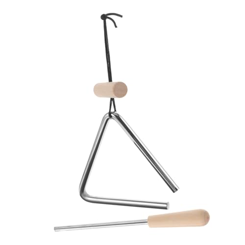 Toddmomy 1Satz Dreieckiges Kinderpercussion Instrument Musikinstrument für Früherziehung Sicher und Langlebig Fördert Rhythmus und Macht Musikspaß von Toddmomy