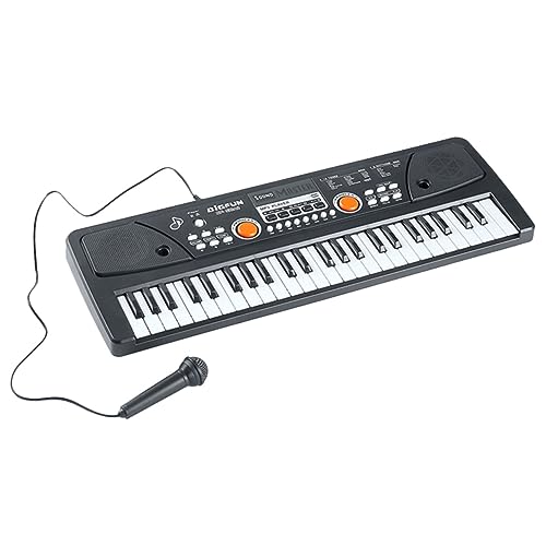 Toddmomy 1Satz Elektronisches Klavierspielzeug für Multifunktionales Tasten Klavier Musikalisches Lernspielzeug mit Mikrofon Fördert Fingerfertigkeit und Hand Auge Koordination von Toddmomy