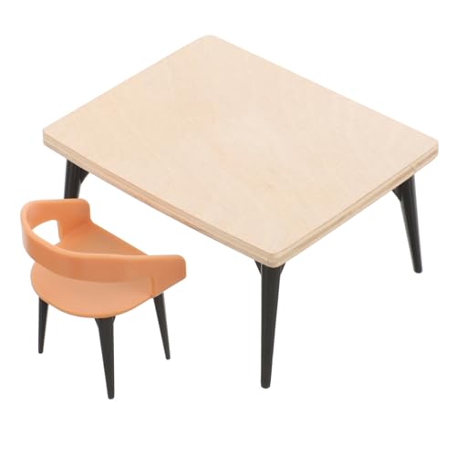 Toddmomy 1Satz Esszimmer und Stuhl Puppenhaus Zubehör Kreative Einrichtung für Langlebiges Holzmaterial für Besondere Anlässe Toddmomy 1Satz Esszimmer und Stuhl Puppenhaus Zubehör Kreative Einrichtung für Langlebiges Holzmaterial für Besondere Anlässe von Toddmomy