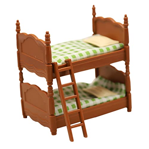 Toddmomy 1Satz Etagenbett für Puppenhaus aus Hochwertigem Material für Schlafzimmer Dekoration Langlebig und Detailgetreu Perfektes Zubehör für House Toddmomy 1Satz Etagenbett für Puppenhaus aus Hochwertigem Material für Schlafzimmer Dekoration Langlebig und Detailgetreu Perfektes Zubehör für House von Toddmomy