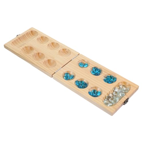 Toddmomy 1Satz Faltbares Mancala Brettspiel für Erwachsene und Denkspiel aus Tragbar Spaß und Gedächtnistraining Toddmomy 1Satz Faltbares Mancala Brettspiel für Erwachsene und Denkspiel aus Tragbar Spaß und Gedächtnistraining von Toddmomy
