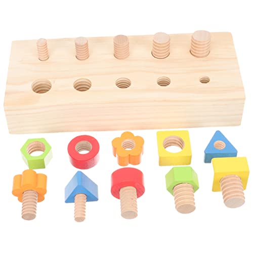 Toddmomy 1Satz Farbenfrohes Holzspielzeug für Schraubenzubehör zur Frühen Bildung Motorikspielzeug für Kreatives Fördert Entwicklung von Kleinkindern Toddmomy 1Satz Farbenfrohes Holzspielzeug für Schraubenzubehör zur Frühen Bildung Motorikspielzeug für Kreatives Fördert Entwicklung von Kleinkindern von Toddmomy
