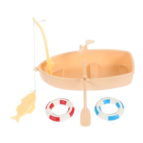 Toddmomy 1Satz Fischerboot Figur Set Realistische Nachbildung Für Puppenhaus Zubehör Für Dekorationen Und Wasserspielzeug Kreative Spielwelten von Toddmomy