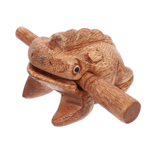 Toddmomy 1Satz Froschform Percussion Instrument aus Holz Musikalisches für Fördert Kreativität und Hörfähigkeit Robust und Sicher Einzigartiges Design Holzfarbe für Kleine Toddmomy 1Satz Froschform Percussion Instrument aus Holz Musikalisches für Fördert Kreativität und Hörfähigkeit Robust und Sicher Einzigartiges Design Holzfarbe für Kleine von Toddmomy