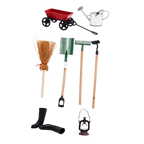 Toddmomy 1Satz Gartenwerkzeuge Teiliges Zubehör Für Puppenhaus Feengarten Hochwertige Dekorative Miniaturen Für DIY Projekte Und Sammlungen Stabil Und Langlebig von Toddmomy