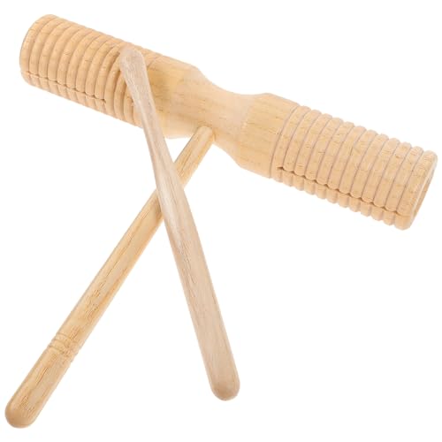 Toddmomy 1Satz Guiro Schlaginstrument aus Holz für Anfänger Vielseitig Einsetzbar für Musikunterricht und Aufführungen mit Elegantem Design und Langlebiger Konstruktion von Toddmomy