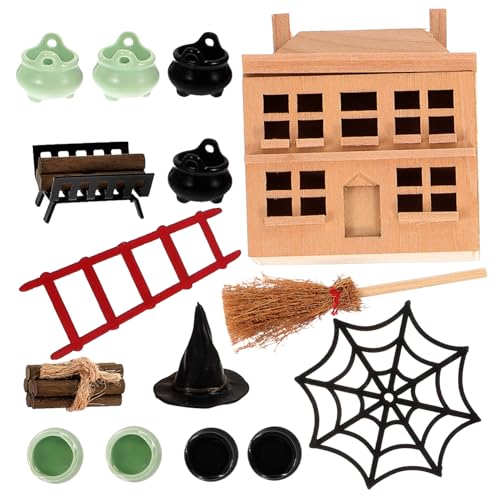 Toddmomy 1Satz Halloween Dekoration für Puppenhaus Requisiten für Halloween Projekte für DIY Halloween Dörfer und Dekofiguren von Toddmomy
