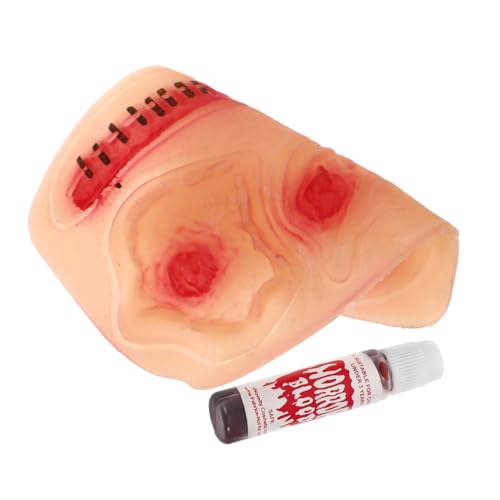 Toddmomy 1Satz Halloween Gesichtstattoos Realistische Körpernarben Abziehbilder Kunstblut Make Up Aufkleber Requisiten für Gruselige und Partys Toddmomy 1Satz Halloween Gesichtstattoos Realistische Körpernarben Abziehbilder Kunstblut Make Up Aufkleber Requisiten für Gruselige und Partys von Toddmomy