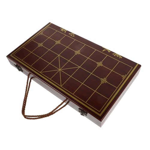 Toddmomy 1Satz Handgefertigtes Xiangqi Set aus Holz mit Aufbewahrung Schachspiel für Reisen Chinesisches Schachspiel für Anfänger und Profis Elegantes Design und Einfache Toddmomy 1Satz Handgefertigtes Xiangqi Set aus Holz mit Aufbewahrung Schachspiel für Reisen Chinesisches Schachspiel für Anfänger und Profis Elegantes Design und Einfache von Toddmomy