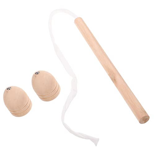 Toddmomy 1Satz Holz Gyro Traditionelles Gyroskop für Exquisites Holzspielzeug Motorischen Fähigkeiten Nostalgisches Design für Unvergessliche Spielstunden von Toddmomy