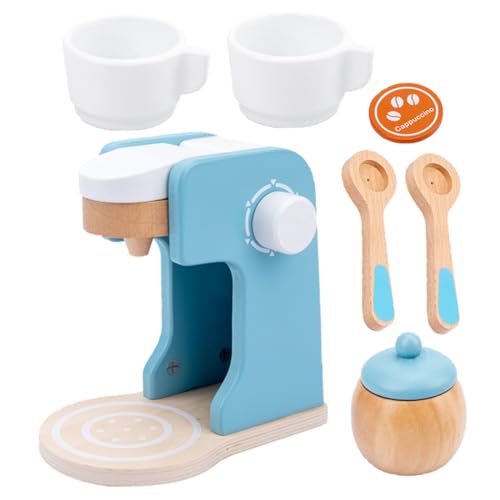 Toddmomy 1Satz Holz Kaffeemaschine Spielzeugset Interaktives Rollenspielzeug für Jungen und Fördert Motorische Fähigkeiten und Kreativität Sicheres und Langlebiges Holzspielzeug Toddmomy 1Satz Holz Kaffeemaschine Spielzeugset Interaktives Rollenspielzeug für Jungen und Fördert Motorische Fähigkeiten und Kreativität Sicheres und Langlebiges Holzspielzeug von Toddmomy