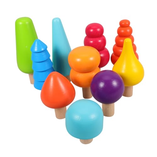 Toddmomy 1Satz Holzbaumspielzeug für Kleinkinder Teiliges Montessori Holzspielzeug mit Bunten Bäumen Sicheres Leichtes und Holzhandwerk Lernen Toddmomy 1Satz Holzbaumspielzeug für Kleinkinder Teiliges Montessori Holzspielzeug mit Bunten Bäumen Sicheres Leichtes und Holzhandwerk Lernen von Toddmomy