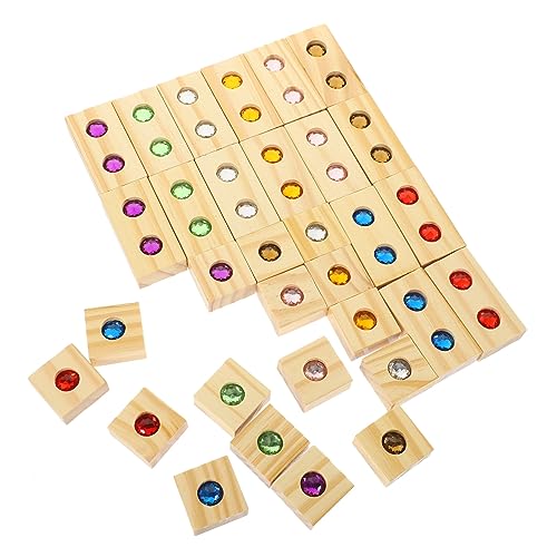 Toddmomy 1Satz Holzbausteine Gemstone Teiliges Pädagogisches Stapelspielzeug Feinmotorik und Kreativität Sicheres und Langlebiges Bauklötze Toddmomy 1Satz Holzbausteine Gemstone Teiliges Pädagogisches Stapelspielzeug Feinmotorik und Kreativität Sicheres und Langlebiges Bauklötze von Toddmomy