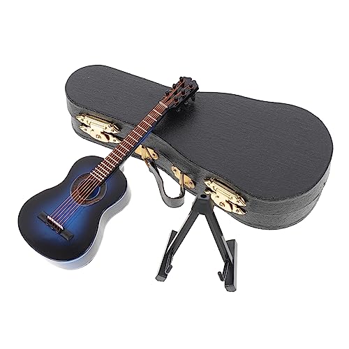 Toddmomy 1Satz Holzgitarrenmodell Einzigartige Gitarre für Wohnkultur mit Koffer für Gitarrenliebhaber Realistische Dekoration Toddmomy 1Satz Holzgitarrenmodell Einzigartige Gitarre für Wohnkultur mit Koffer für Gitarrenliebhaber Realistische Dekoration von Toddmomy