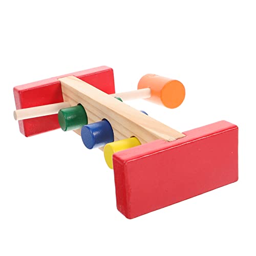 Toddmomy 1Satz Holzhammer Kognitives Klopfspiel Für Kleinkinder Jahre Farbige Schlagplatten Mit Spielmatte Fördert Motorik Und Farberkennung Für Pädagogisches Im Kinderzimmer von Toddmomy