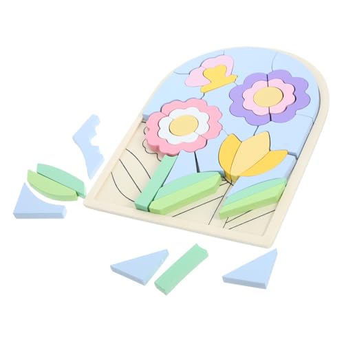 Toddmomy 1Satz Holzpuzzle Blumen Für Pädagogisches Puzzle Konzentration Und Farben Für Kleinkinder Holzmaterial Und Glatt Toddmomy 1Satz Holzpuzzle Blumen Für Pädagogisches Puzzle Konzentration Und Farben Für Kleinkinder Holzmaterial Und Glatt von Toddmomy