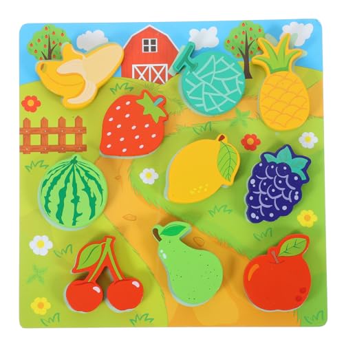 Toddmomy 1Satz Holzpuzzle für Kleinkinder Multikulturelles Puzzlespielzeug zur Frühen Bildung Sicheres und Langlebiges Kreativität und Praktischen Fähigkeiten von Toddmomy