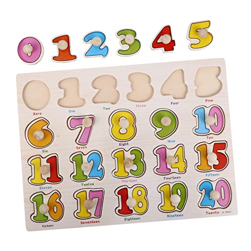 Toddmomy 1Satz Holzpuzzle für Kreatives Bildungsspielzeug mit Großen für Kleinkinder Montessori Lernspielzeug Gehirnentwicklung und Eltern Junge Mädchen Interaktion Toddmomy 1Satz Holzpuzzle für Kreatives Bildungsspielzeug mit Großen für Kleinkinder Montessori Lernspielzeug Gehirnentwicklung und Eltern Junge Mädchen Interaktion von Toddmomy